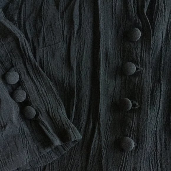 VINTAGE A'GI Brooks Button Down 3/4 Sleeve Top - Picture 2 of 3